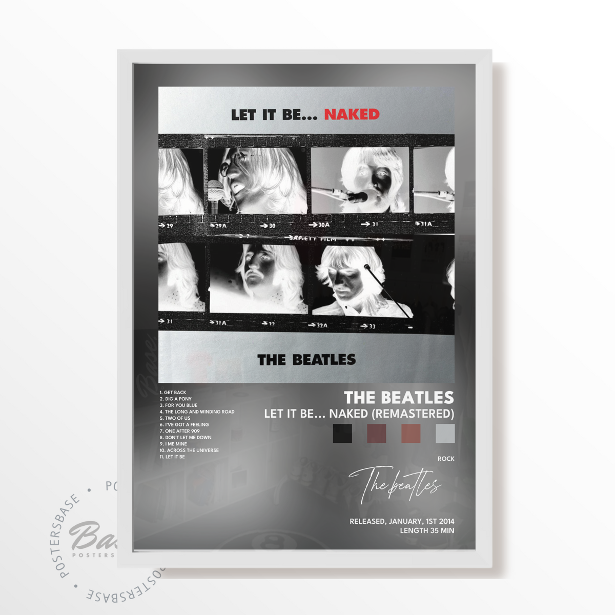 the beatles Let It Be Naked Remastered poster