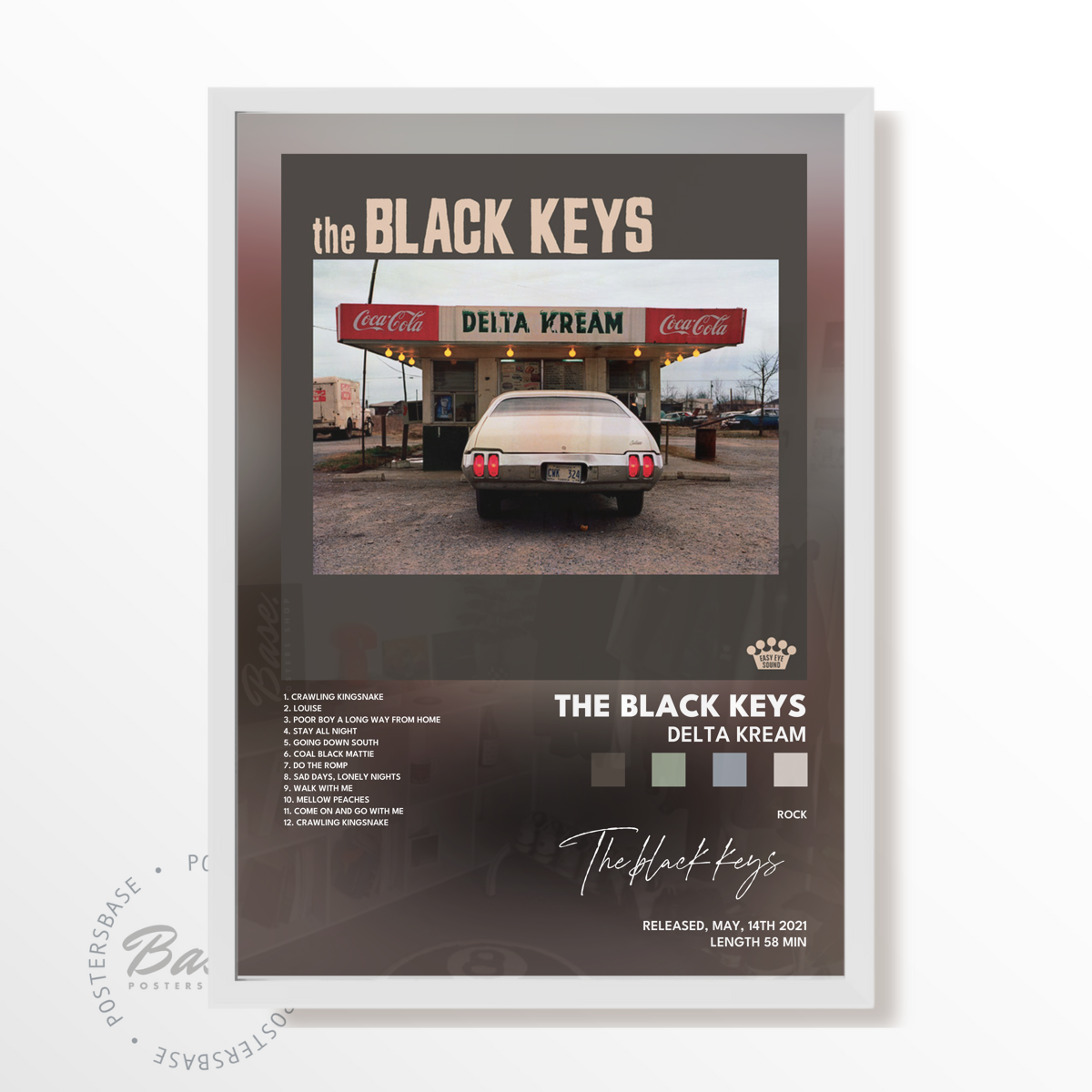 the black keys Delta Kream poster