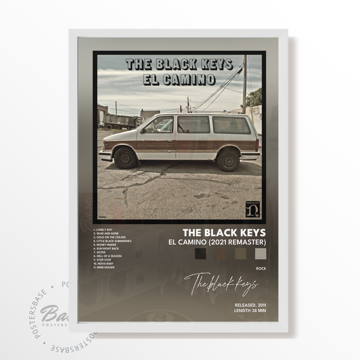 the black keys El Camino 2021 Remaster poster