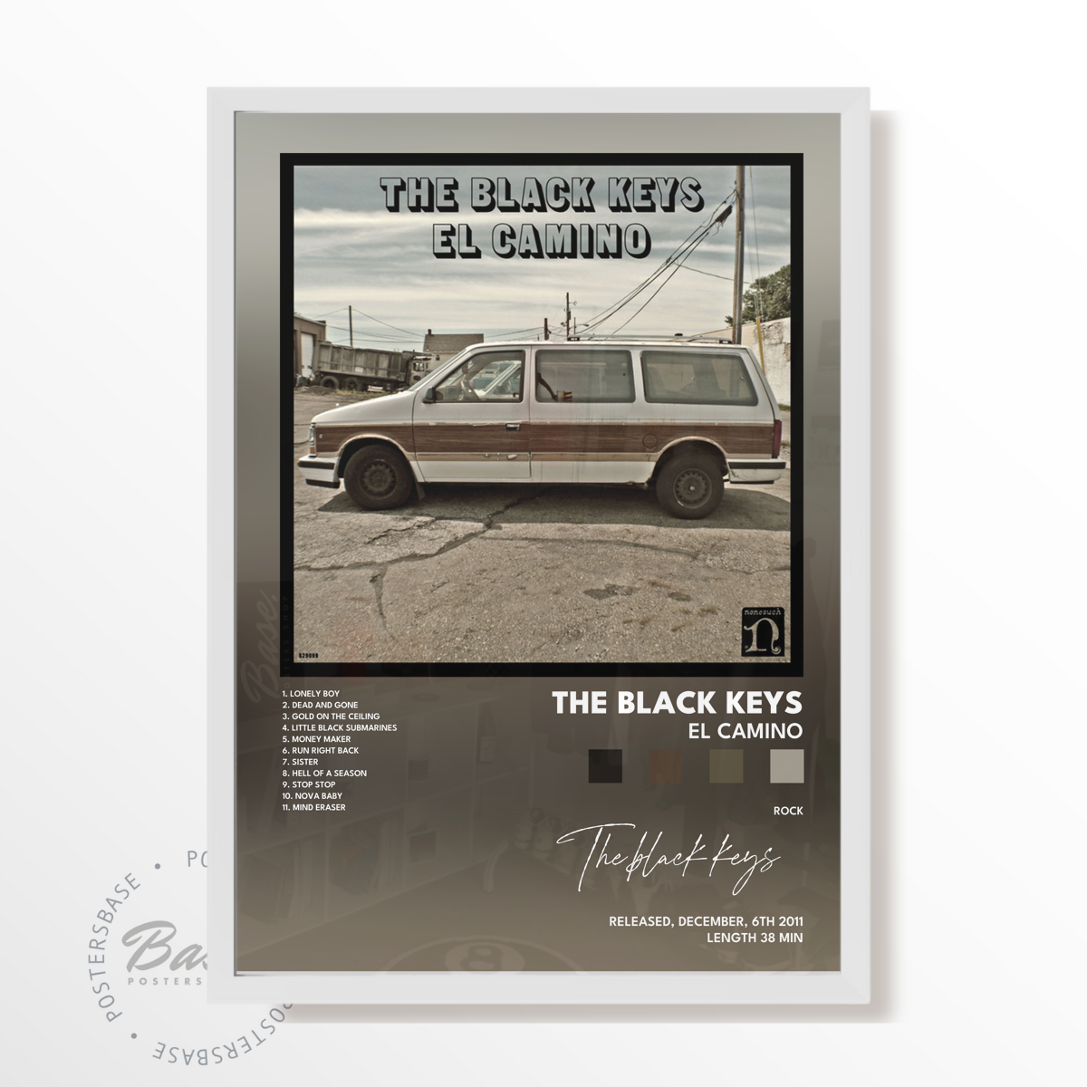 the black keys El Camino poster