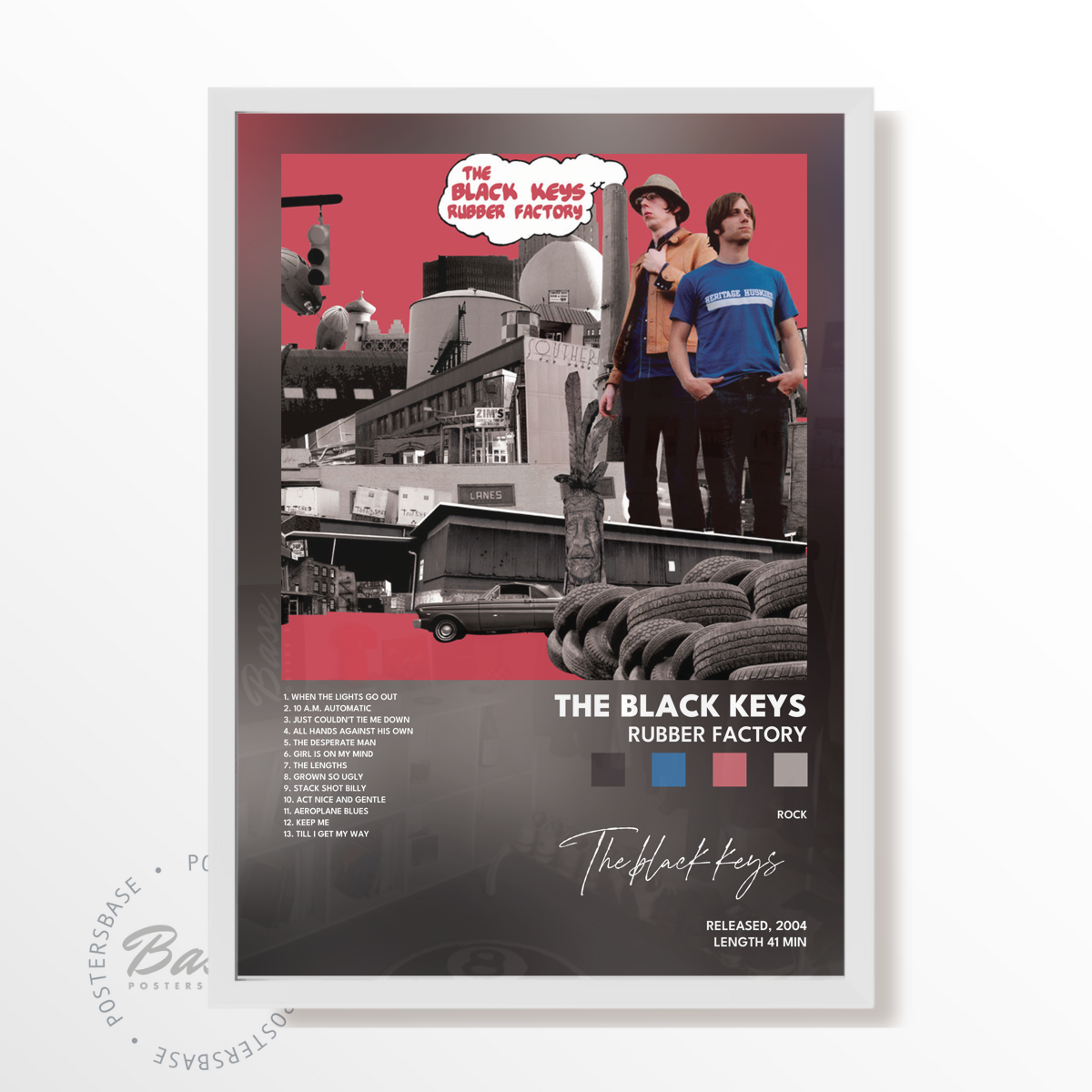 the black keys Rubber Factory poster