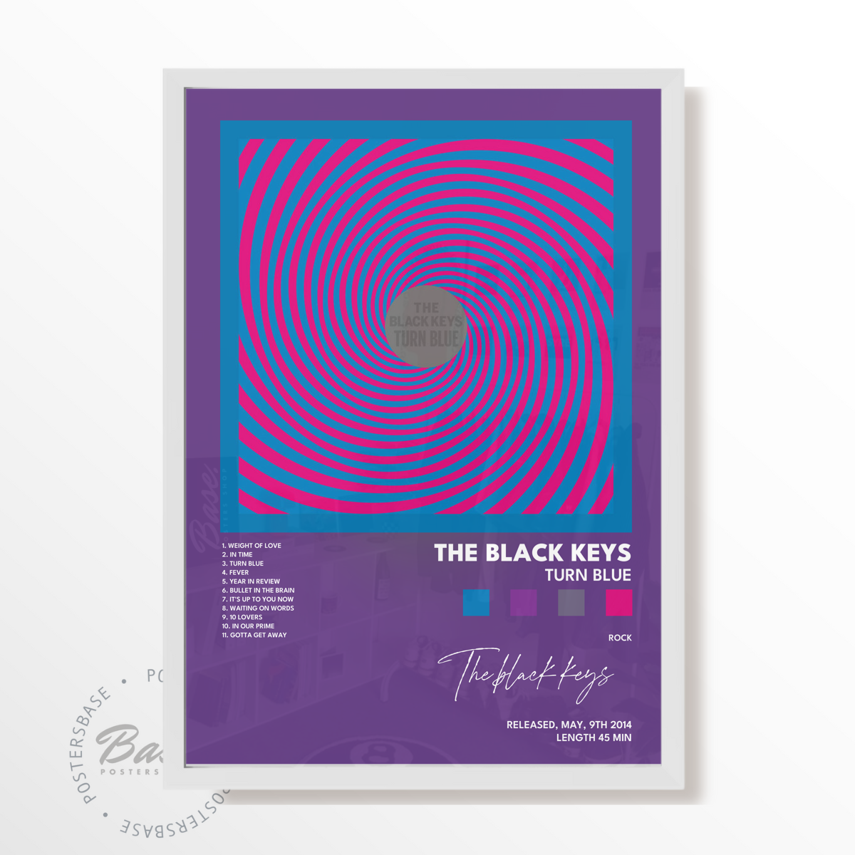 the black keys Turn Blue poster