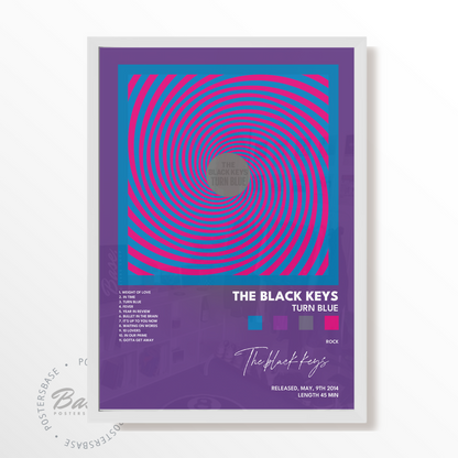 the black keys Turn Blue poster