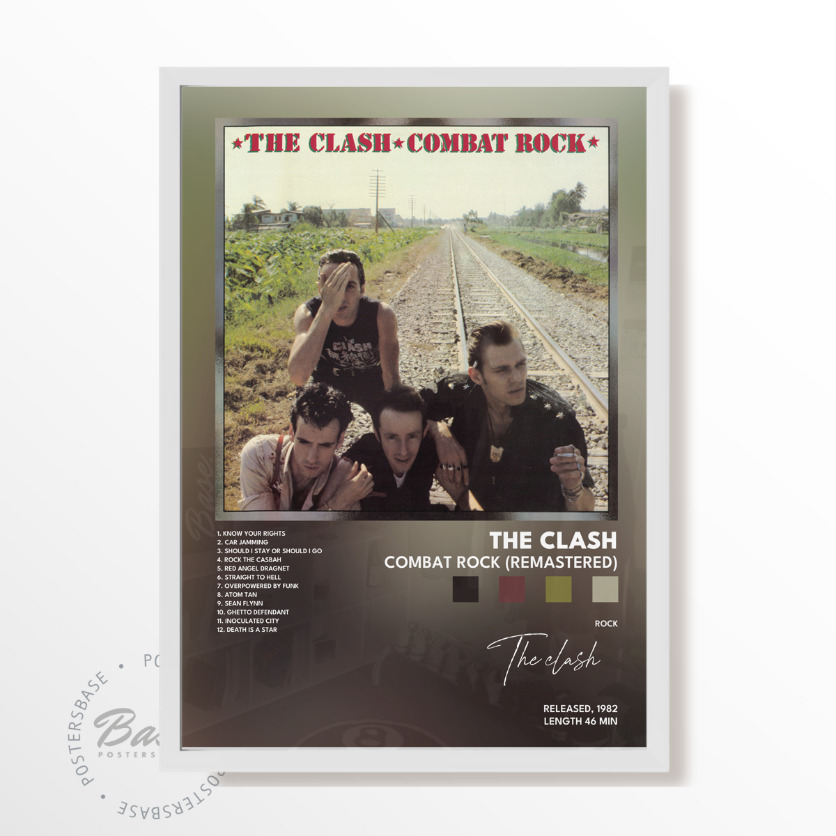 the clash Combat Rock Remastered poster