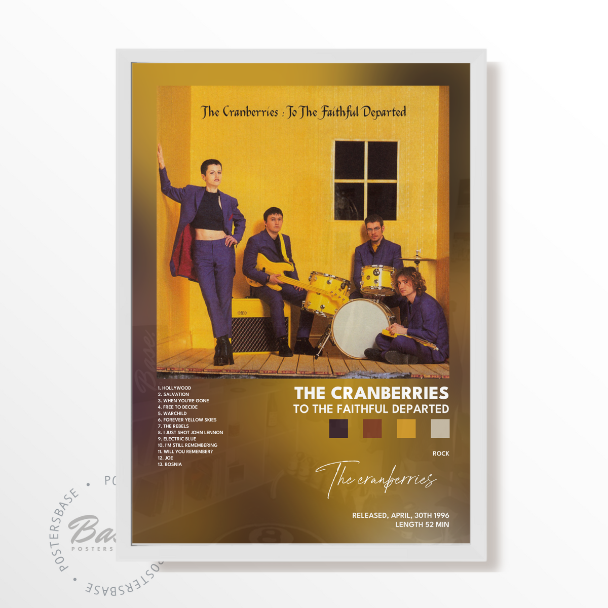 the cranberries To The Faithful Departed poster