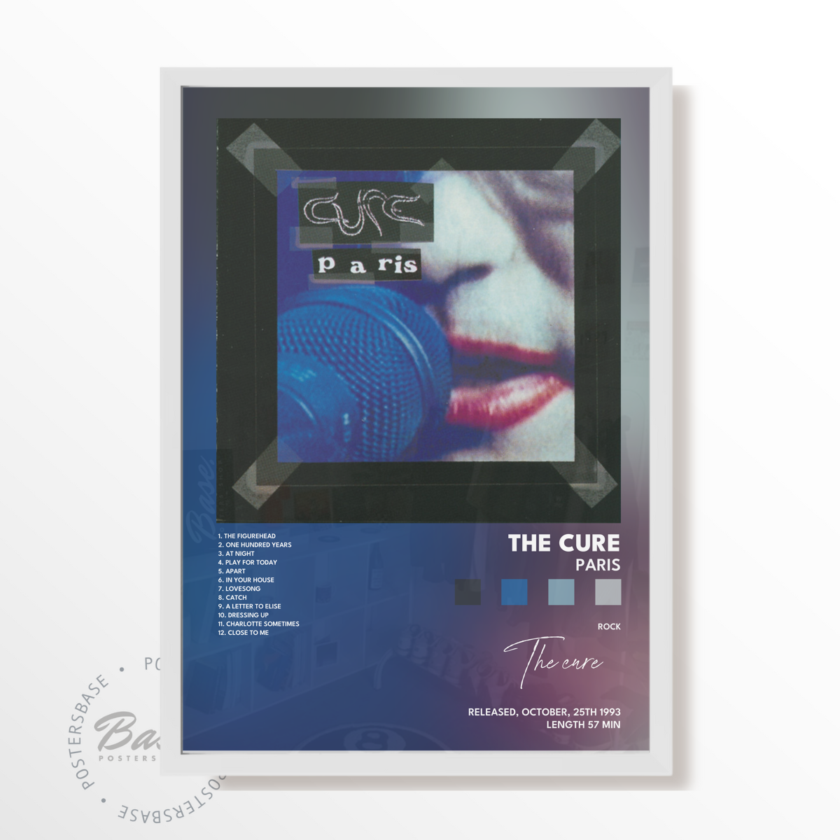 the cure Paris poster