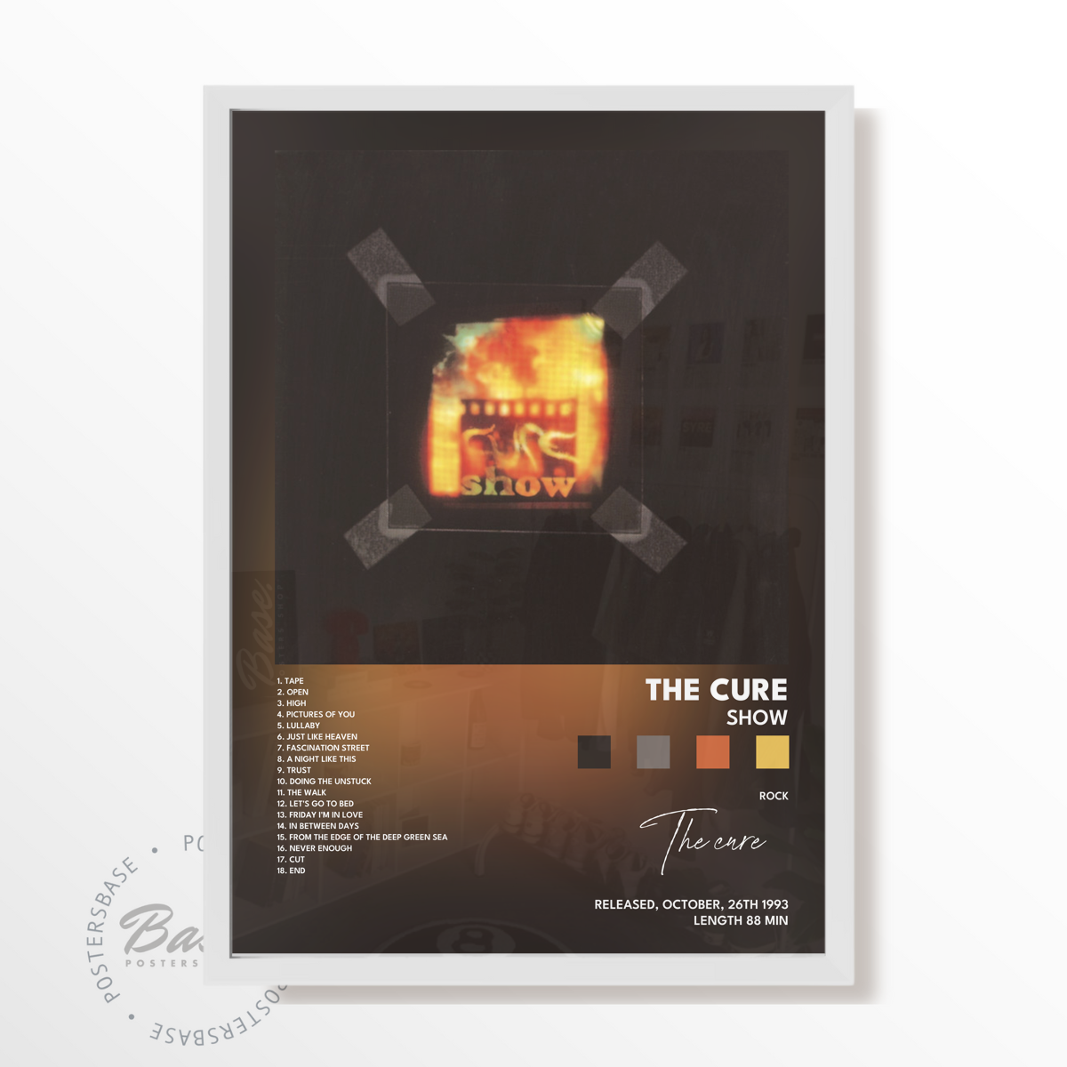 the cure Show poster