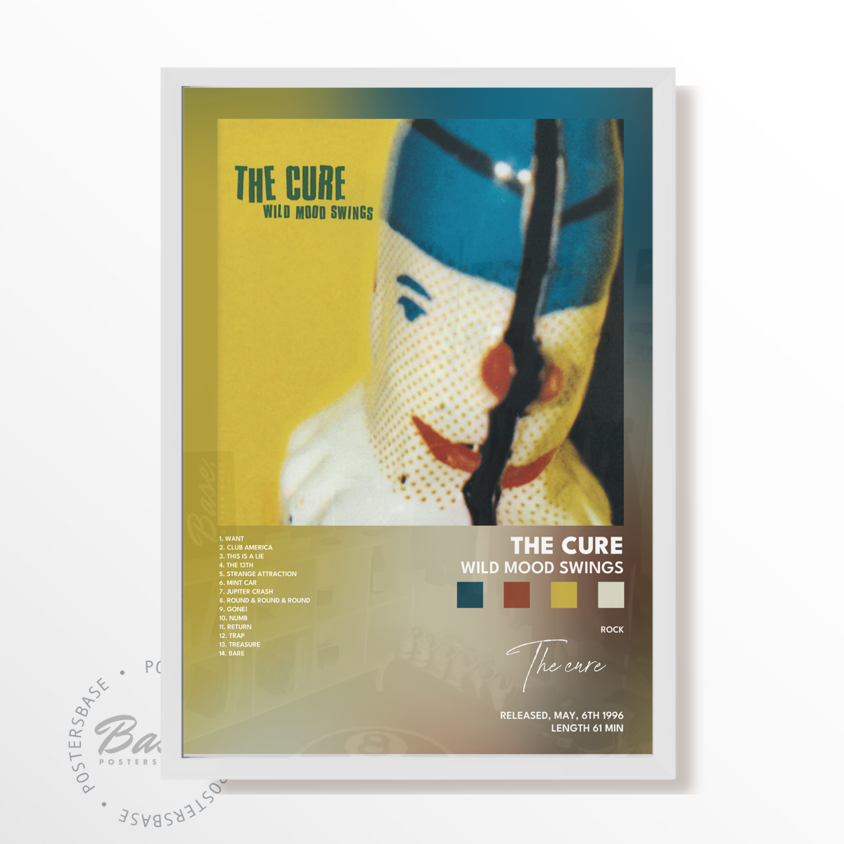 the cure Wild Mood Swings poster