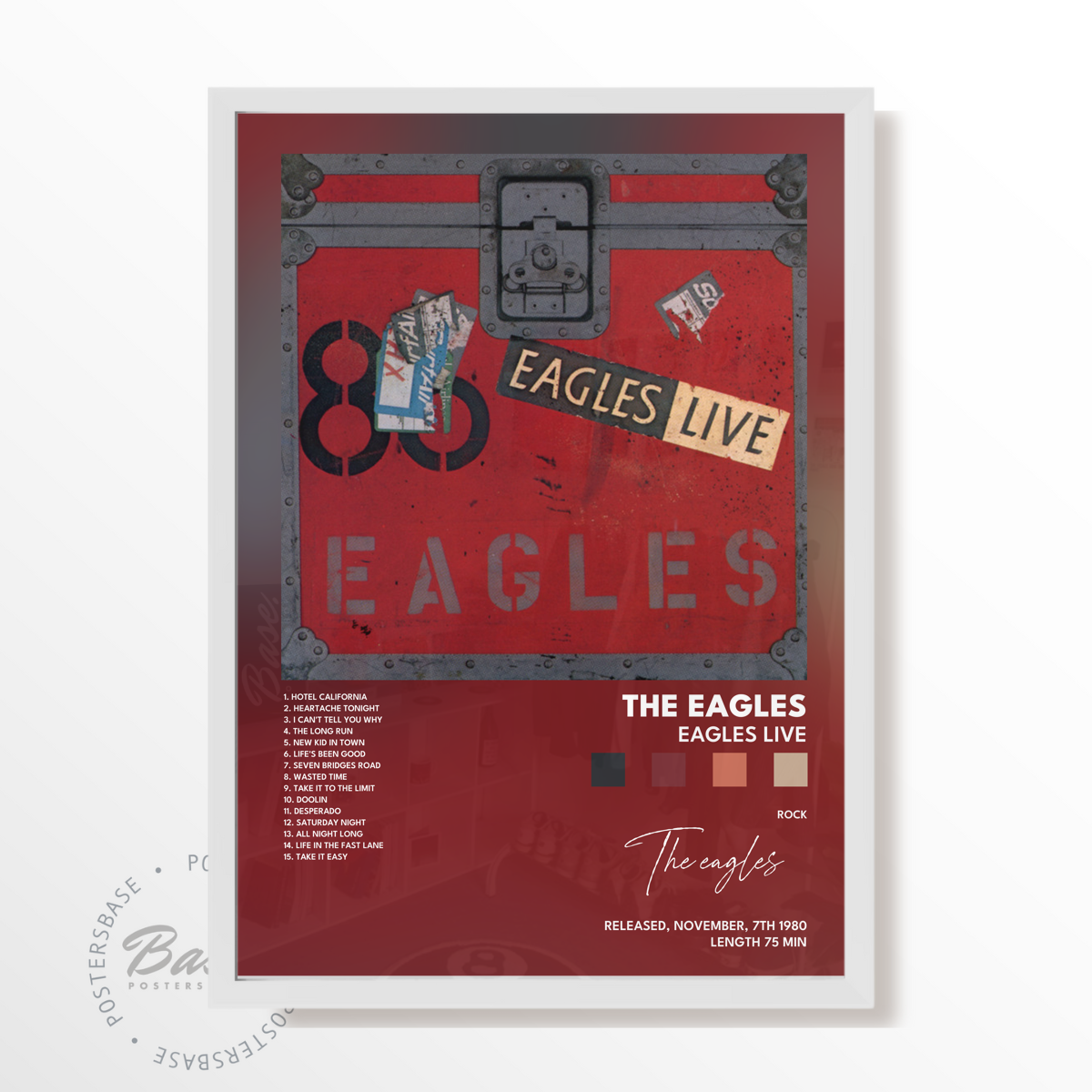 the eagles Eagles Live poster