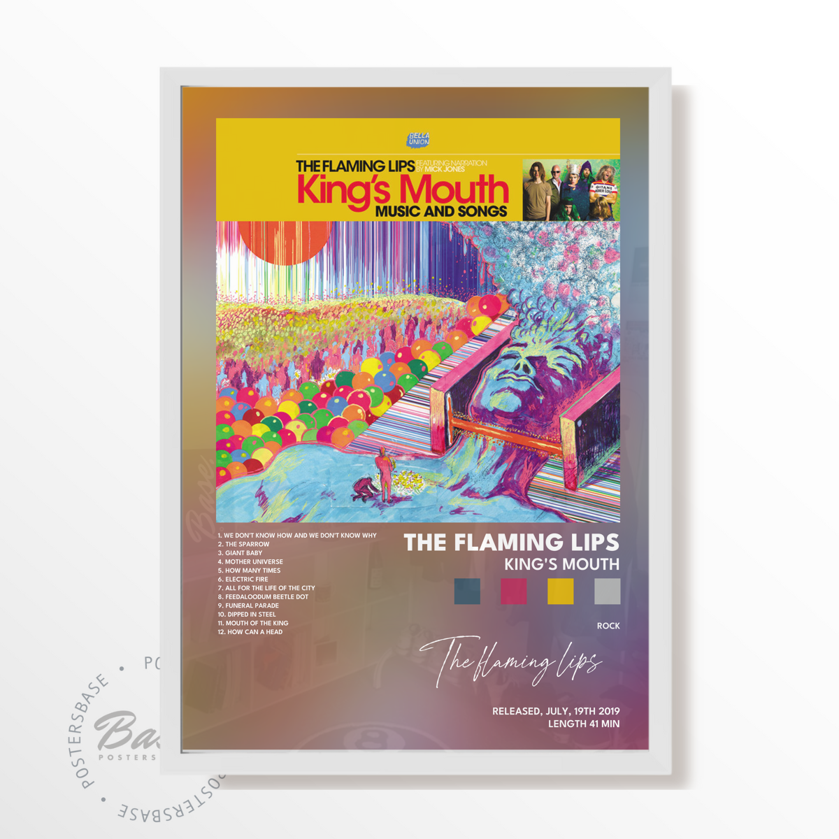 the flaming lips Kings Mouth poster