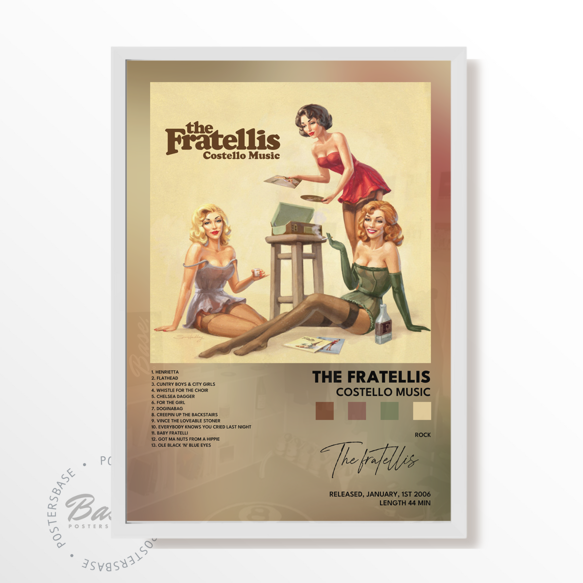 the fratellis Costello Music poster