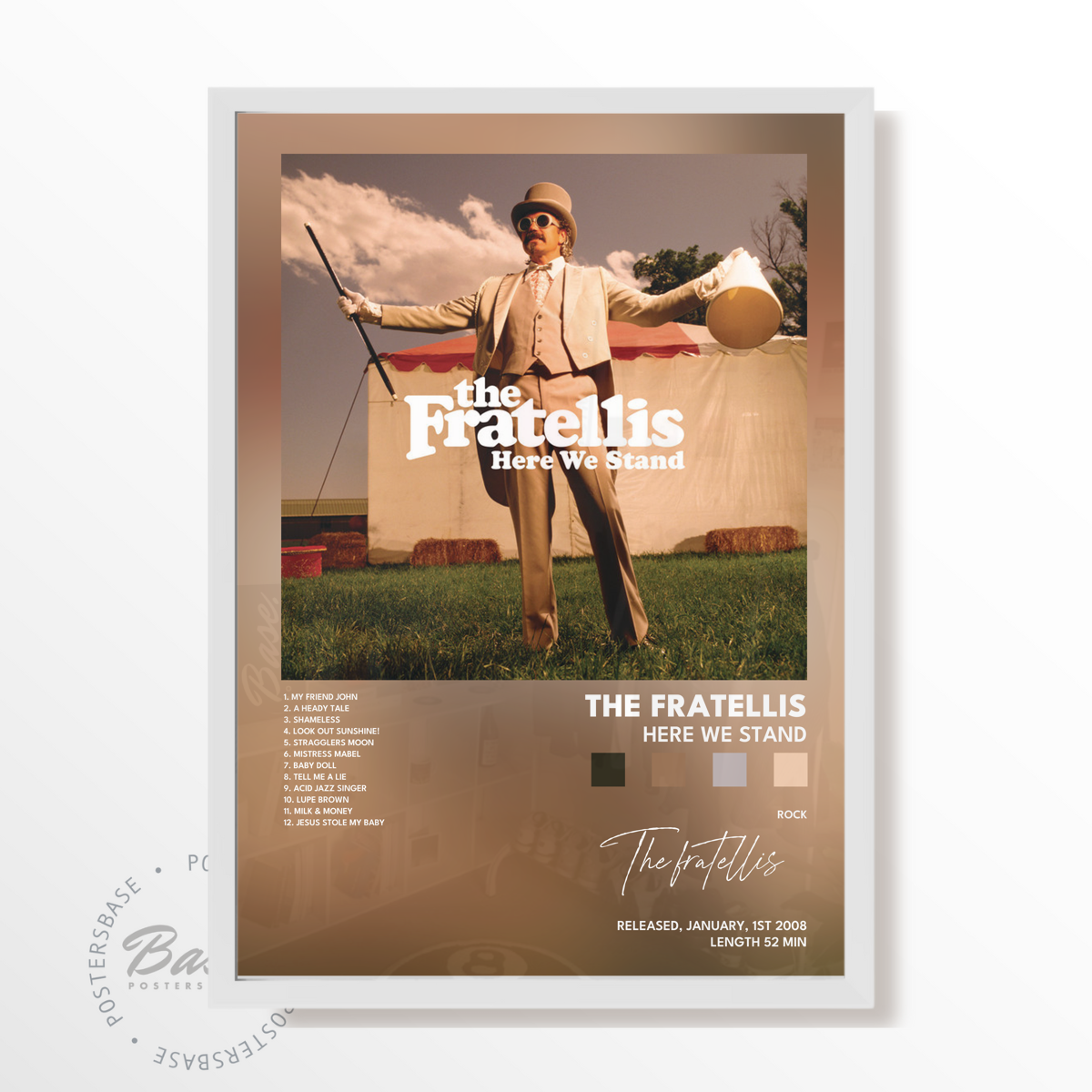 the fratellis Here We Stand poster