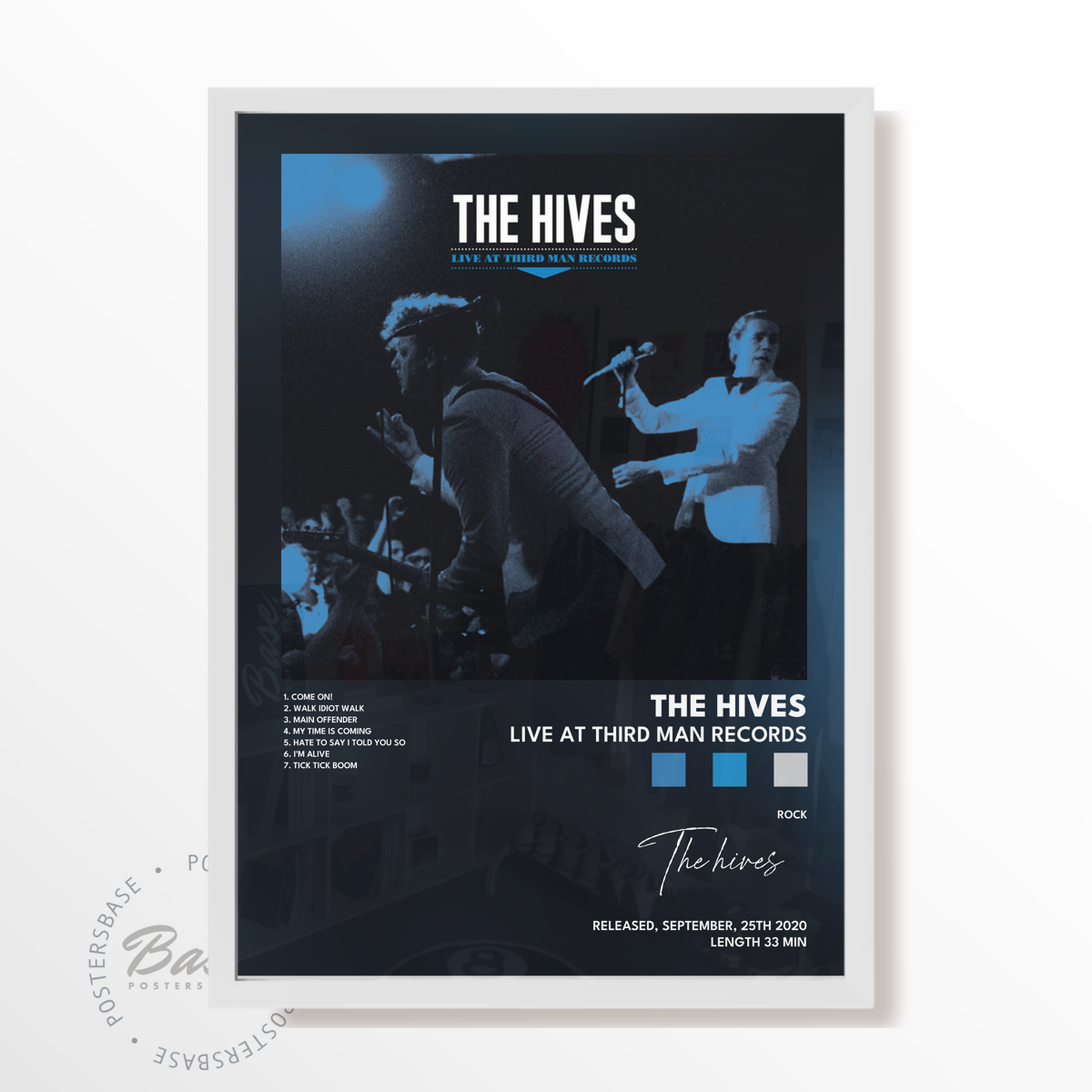 the hives Live at Third Man Records poster