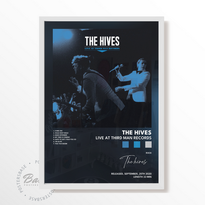 the hives Live at Third Man Records poster