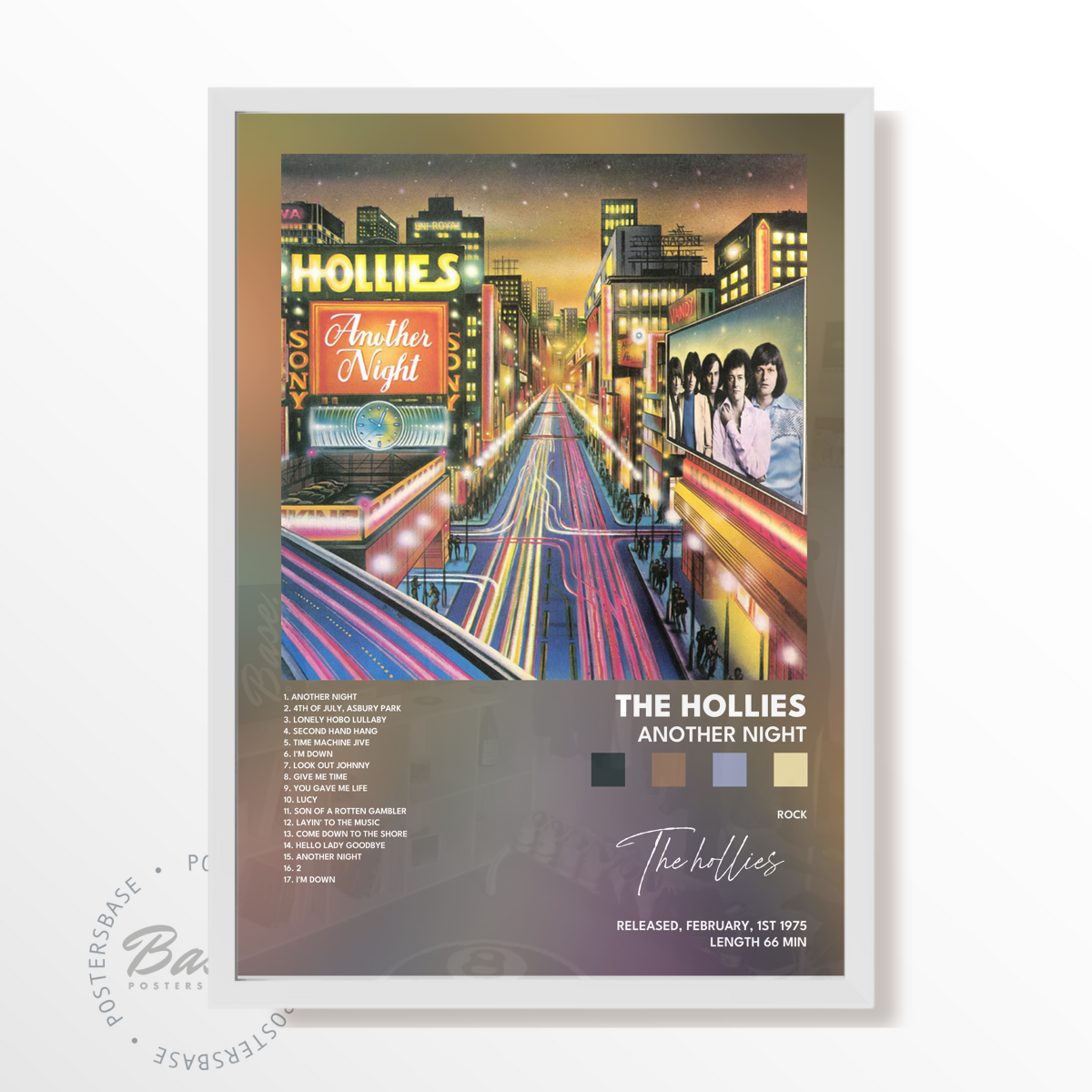 the hollies Another Night poster