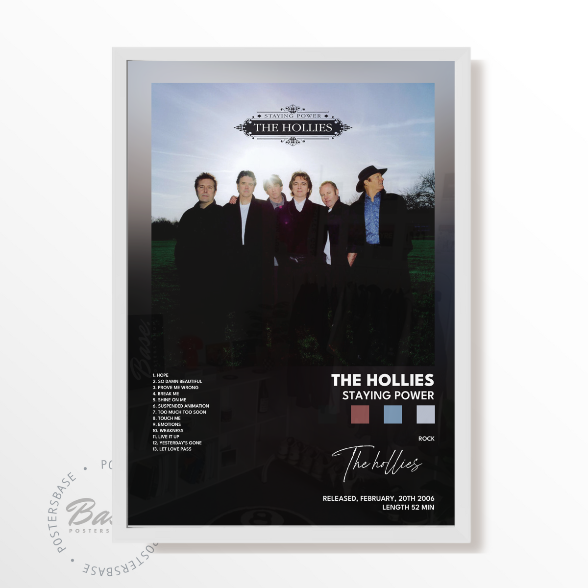 the hollies Staying Power poster