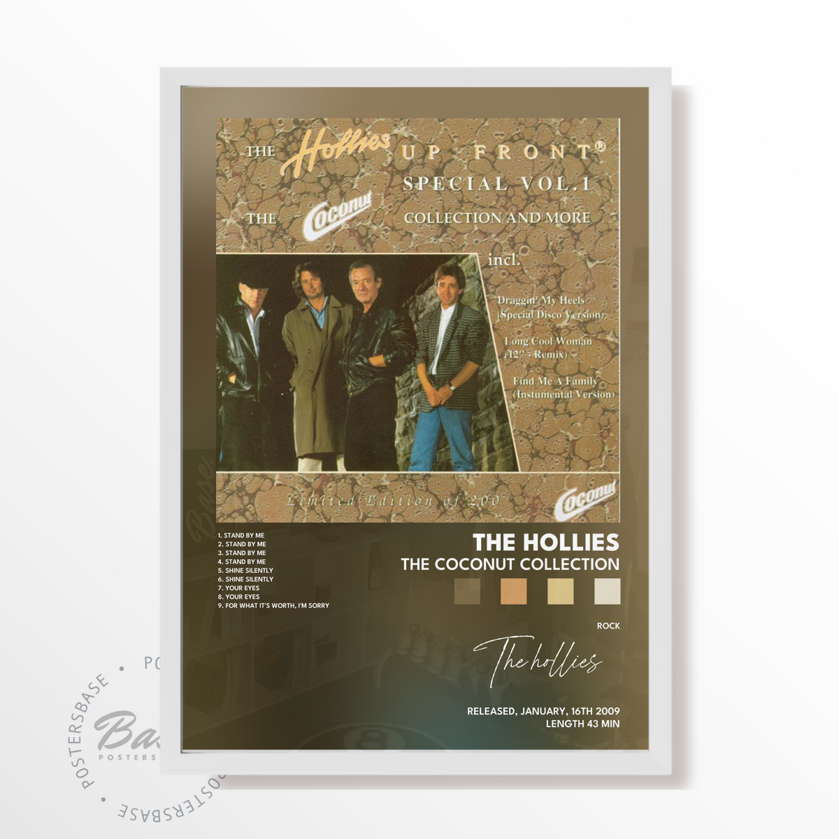 the hollies The Coconut Collection poster