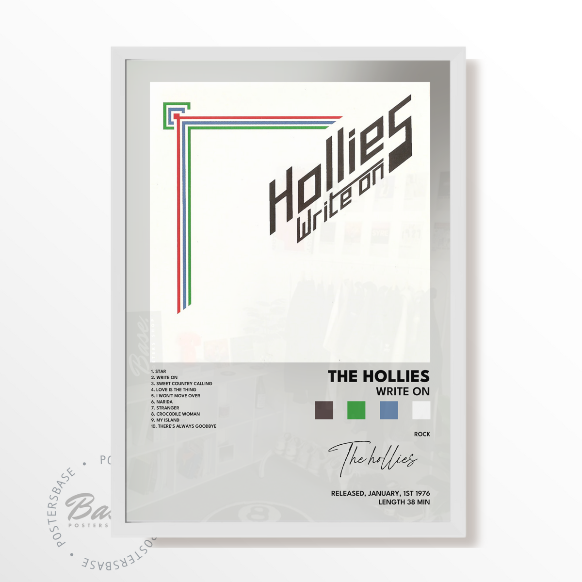 the hollies Write On poster