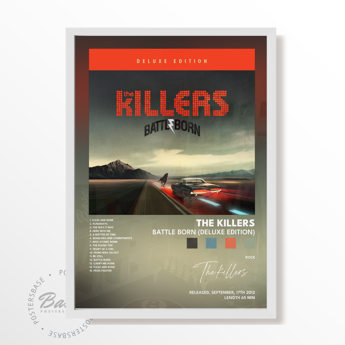 the killers Battle Born Deluxe Edition poster