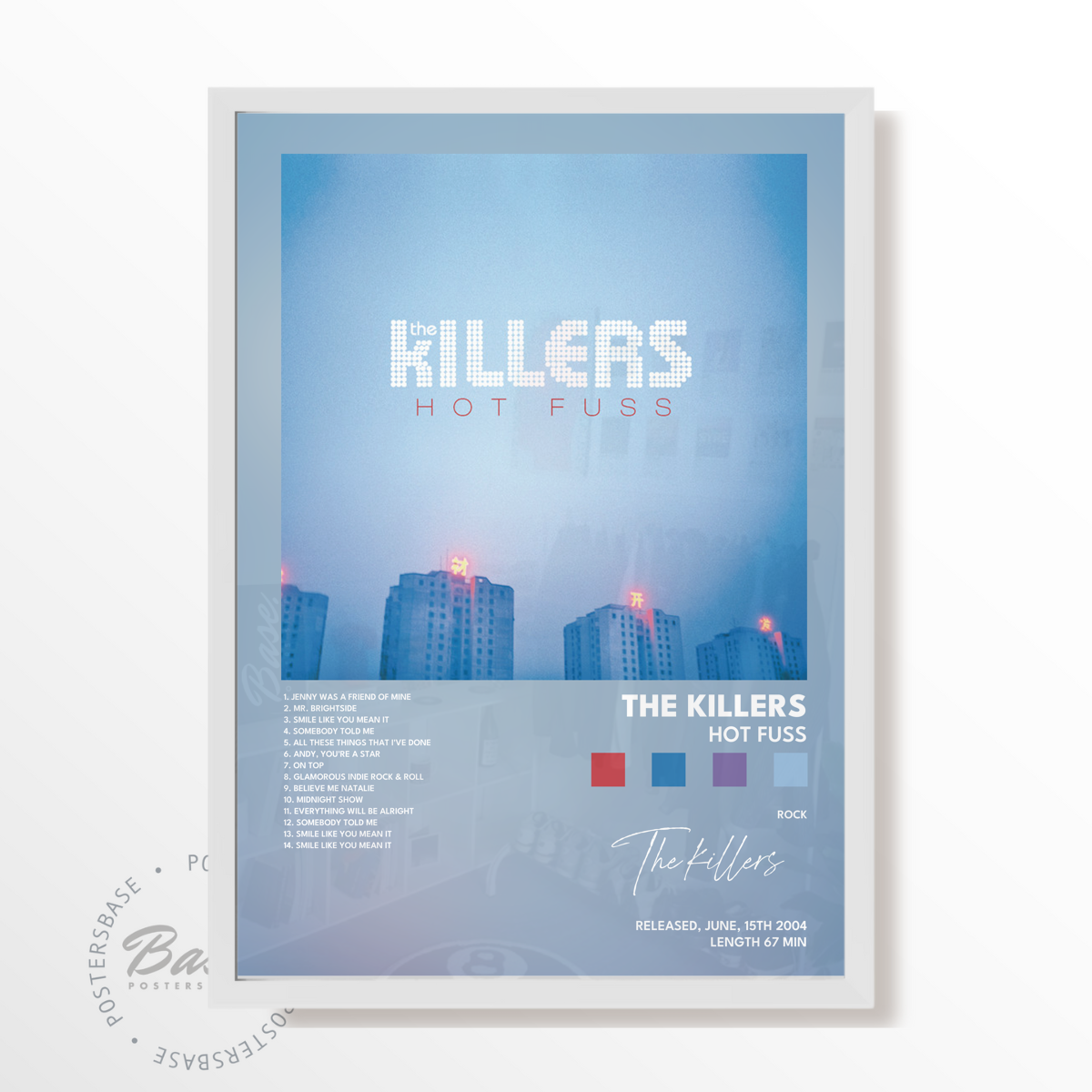 the killers Hot Fuss poster