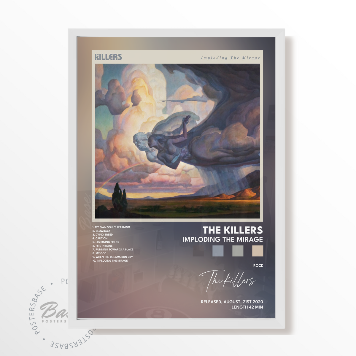 the killers Imploding The Mirage poster