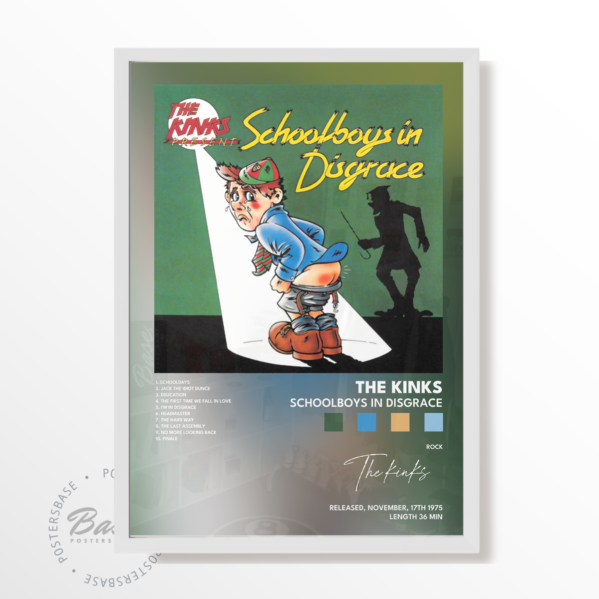 the kinks Schoolboys in Disgrace poster