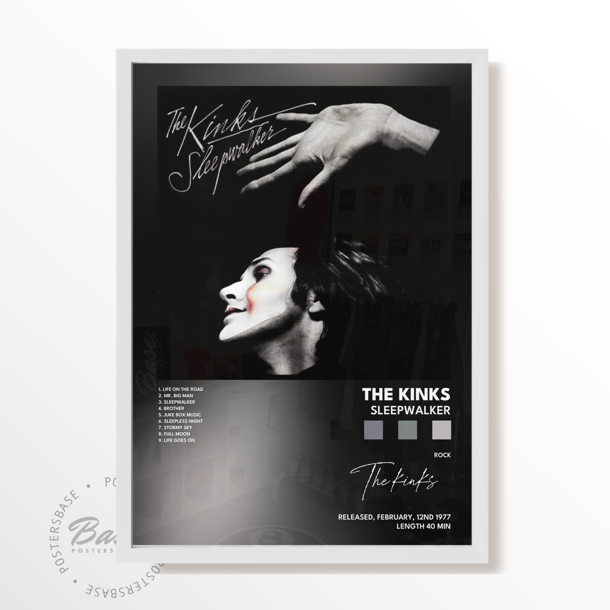 the kinks Sleepwalker poster