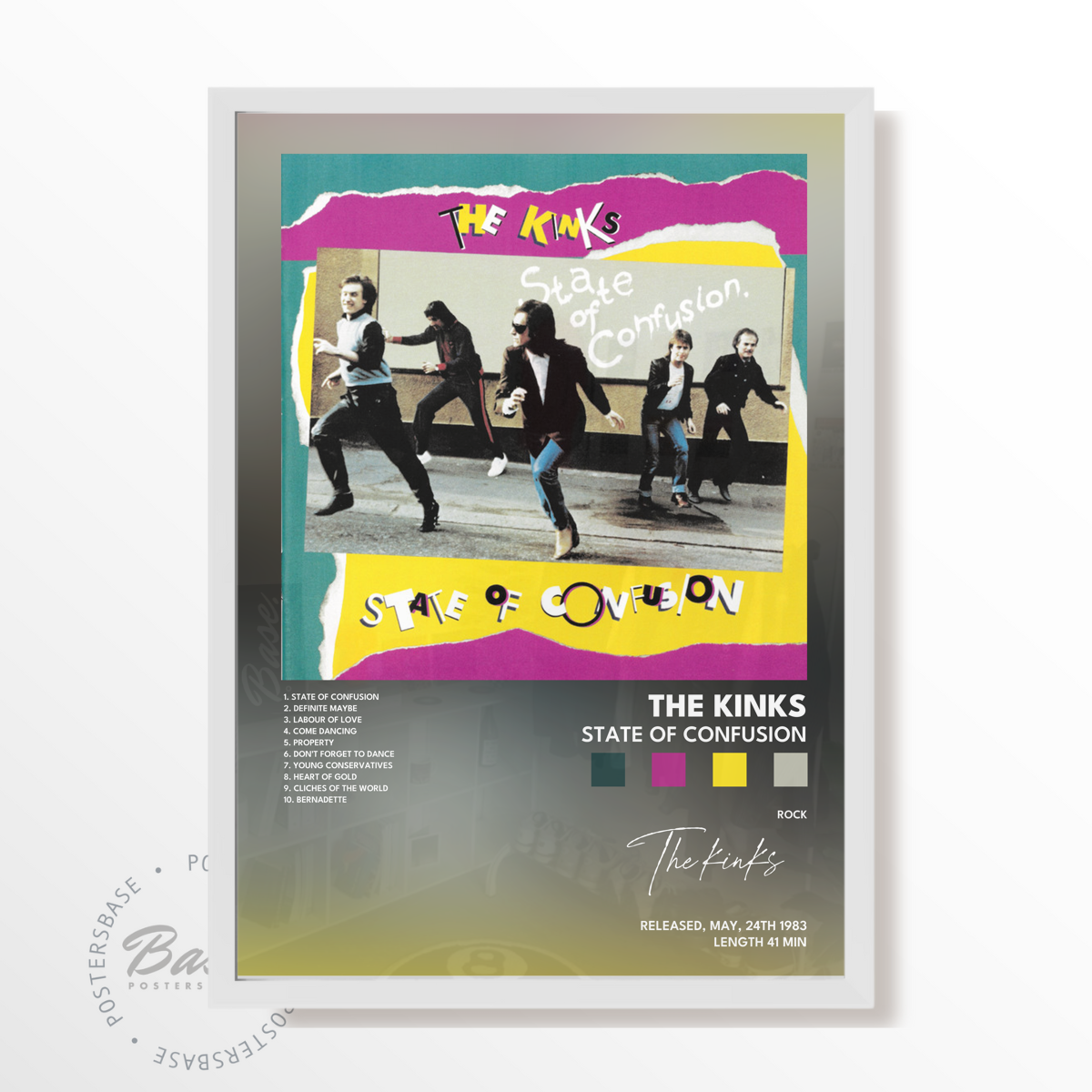 the kinks State of Confusion poster