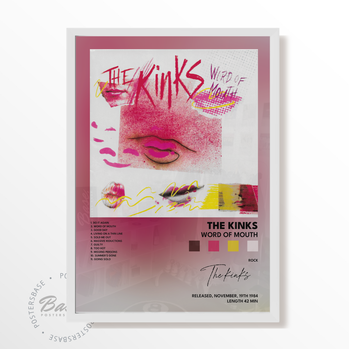 the kinks Word of Mouth poster