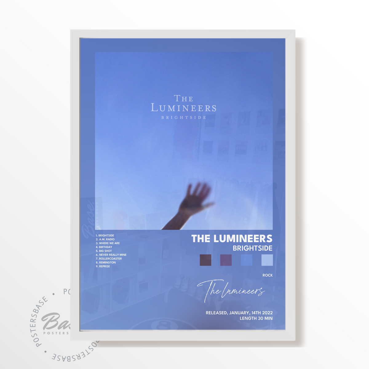 the lumineers BRIGHTSIDE poster