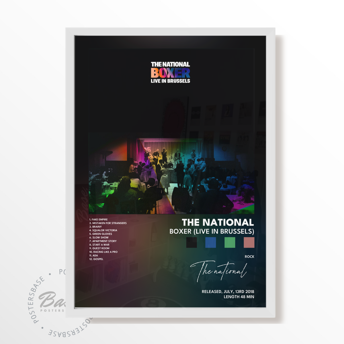 the national Boxer Live in Brussels poster