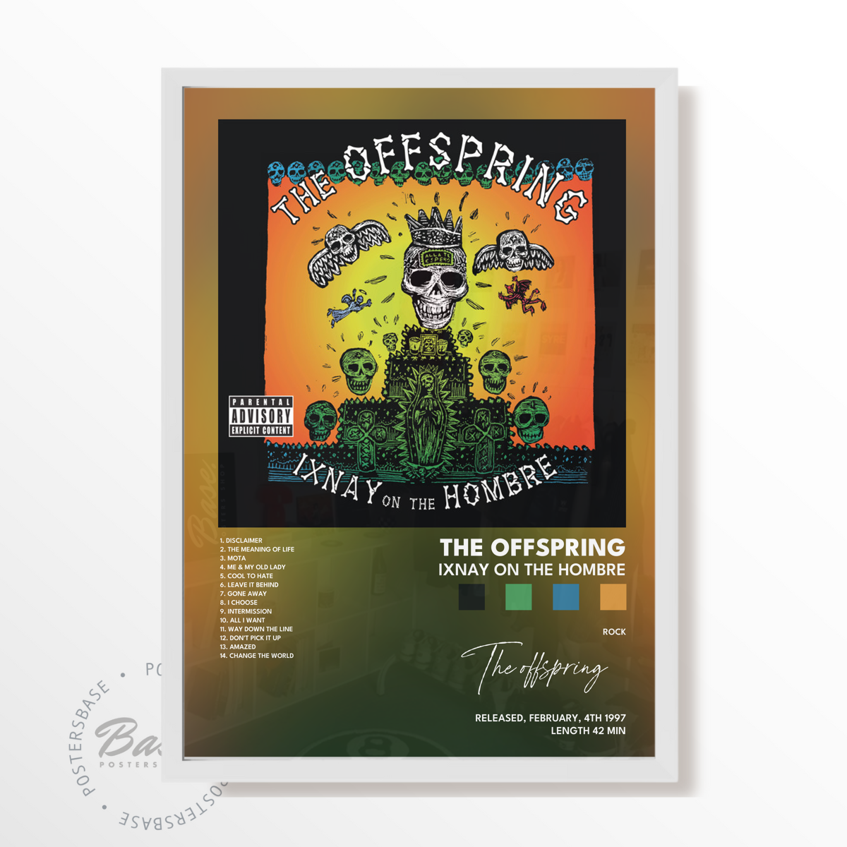 the offspring Ixnay On The Hombre poster