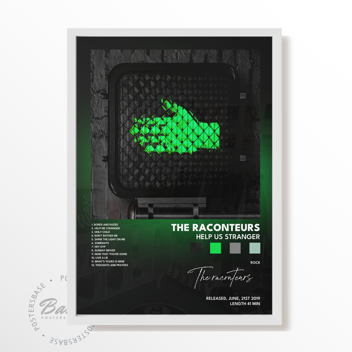 the raconteurs Help Us Stranger poster