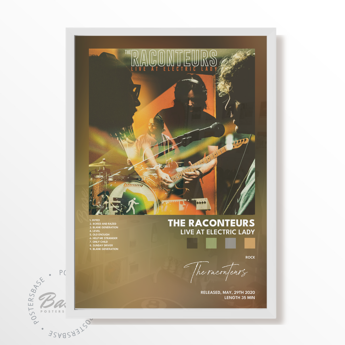 the raconteurs Live At Electric Lady poster