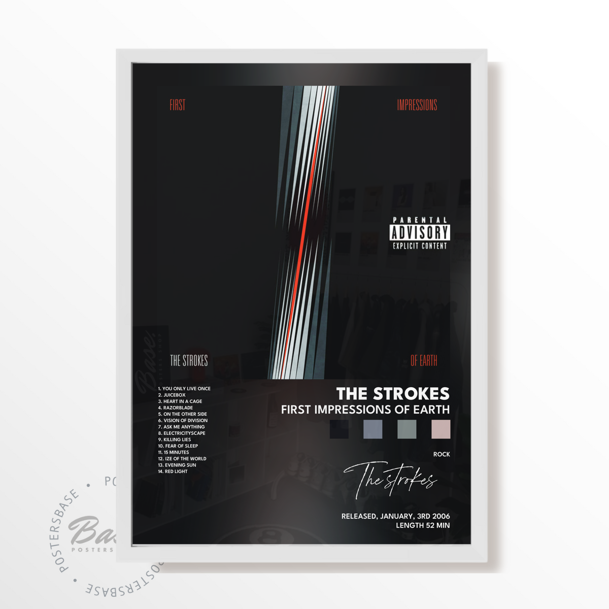 the strokes First Impressions Of Earth poster