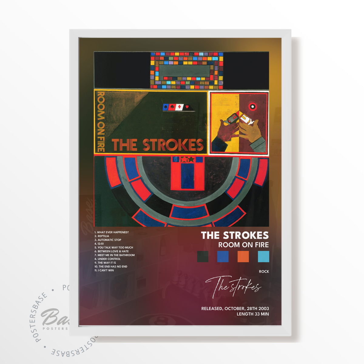 the strokes Room On Fire poster