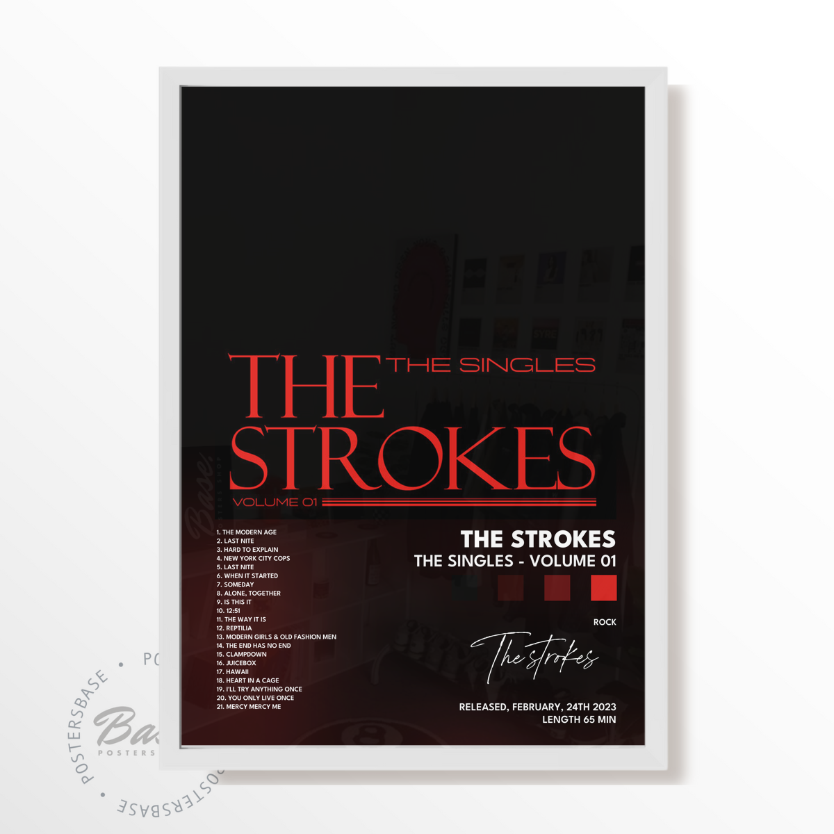 the strokes The Singles   Volume 01 poster