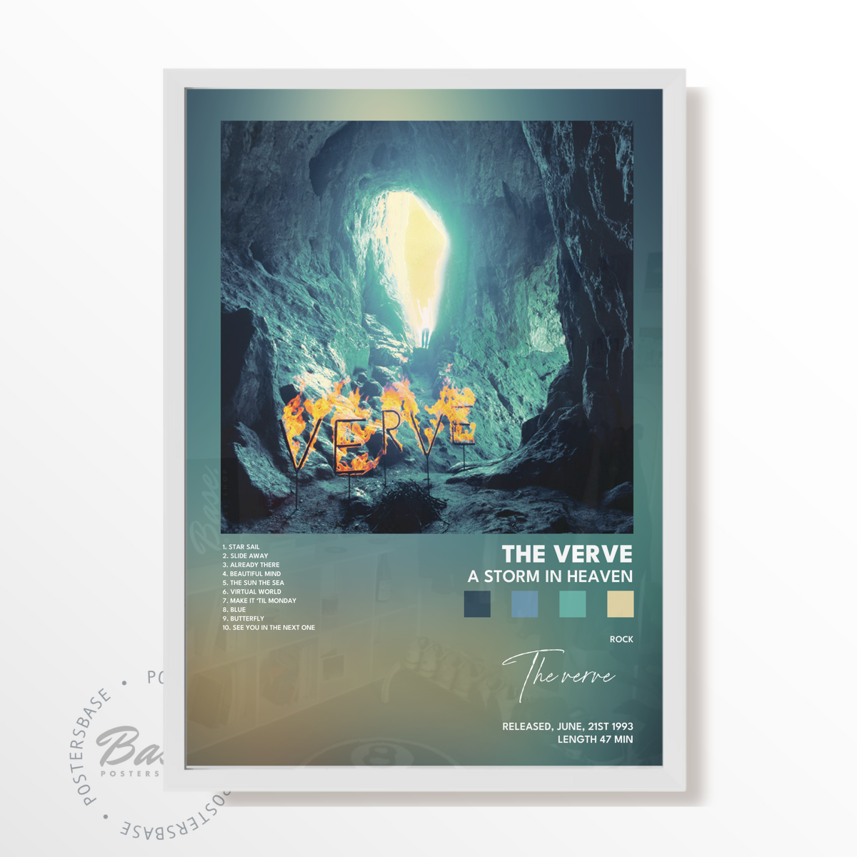 the verve A Storm In Heaven poster