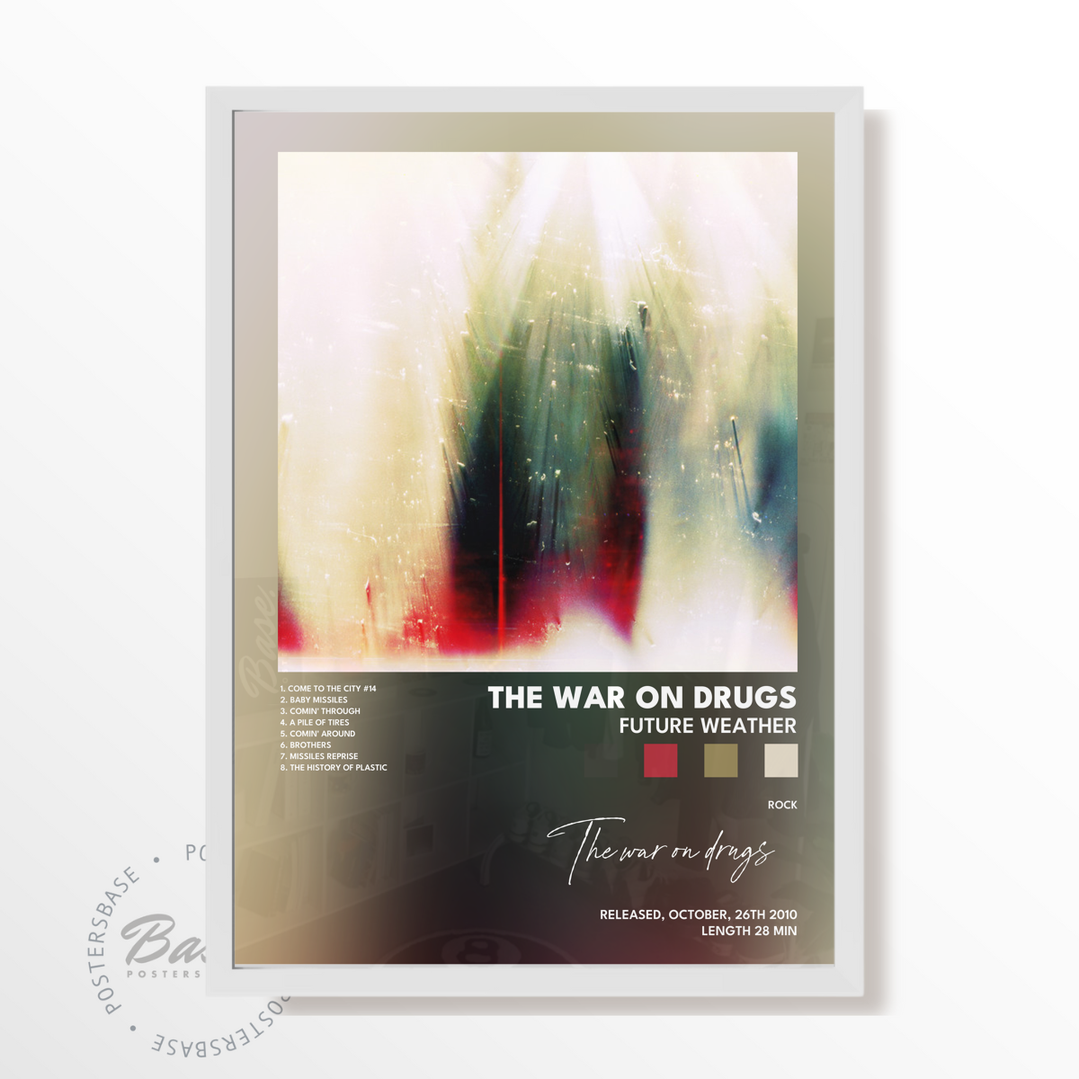 the war on drugs Future Weather poster