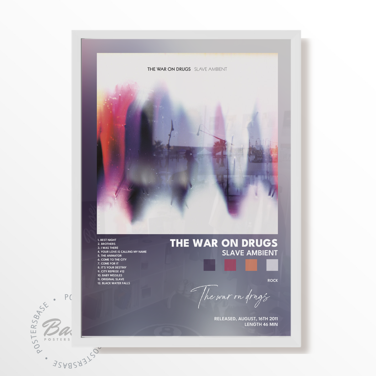 the war on drugs Slave Ambient poster