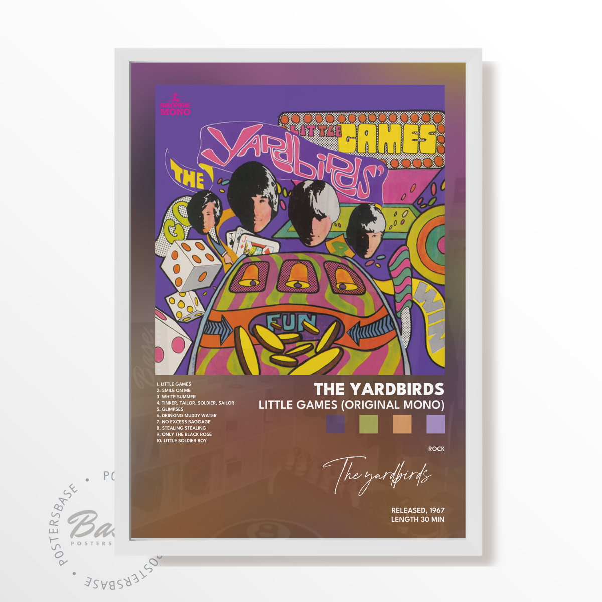 the yardbirds Little Games Original Mono poster