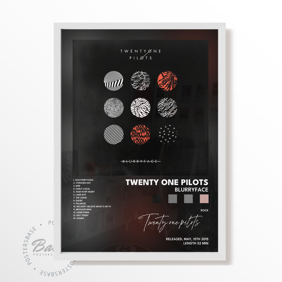 twenty one pilots Blurryface poster