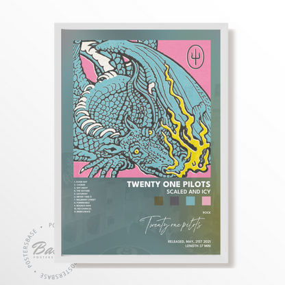 twenty one pilots Scaled And Icy poster