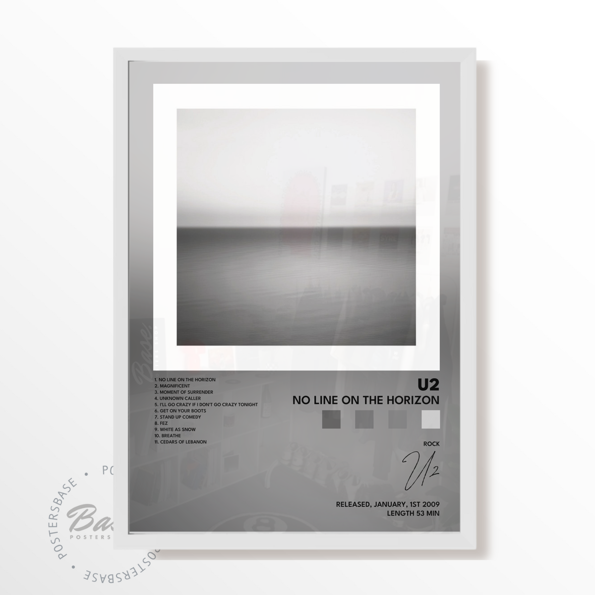 u2 No Line On The Horizon poster