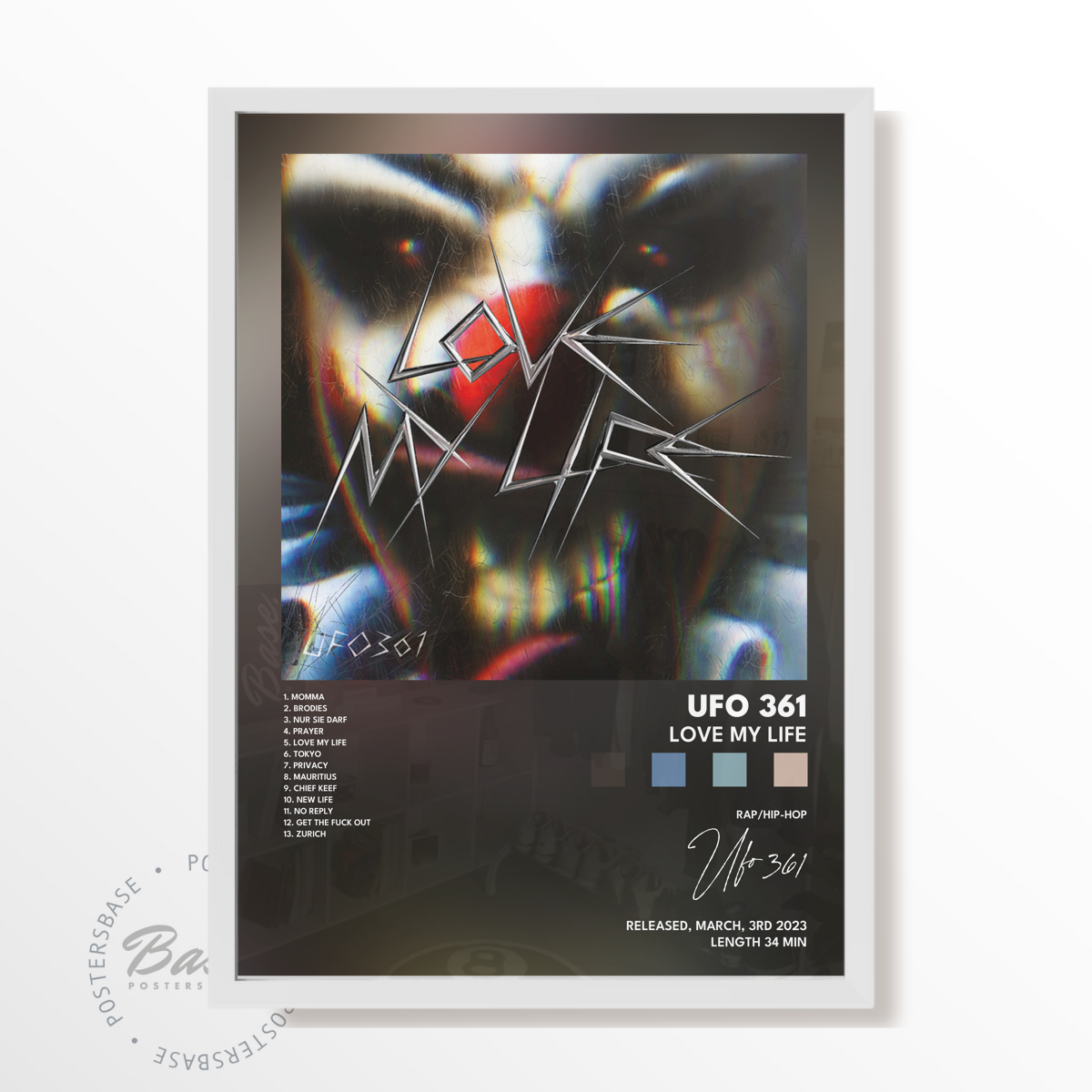 ufo 361 LOVE MY LIFE poster