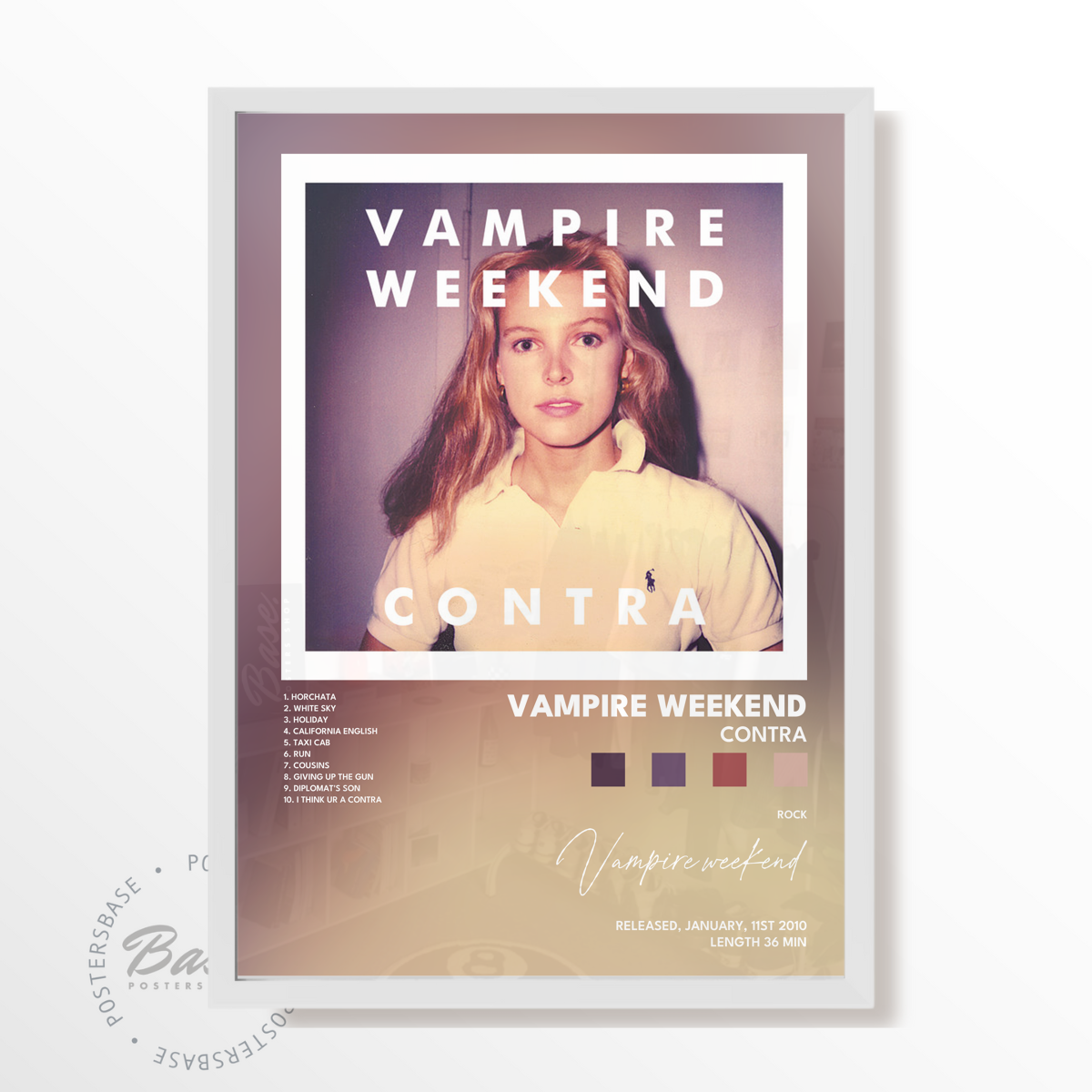 vampire weekend Contra poster