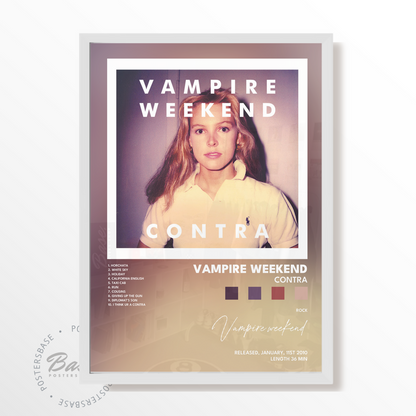 vampire weekend Contra poster