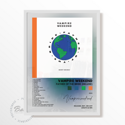 vampire weekend Father of the Bride Deluxe poster