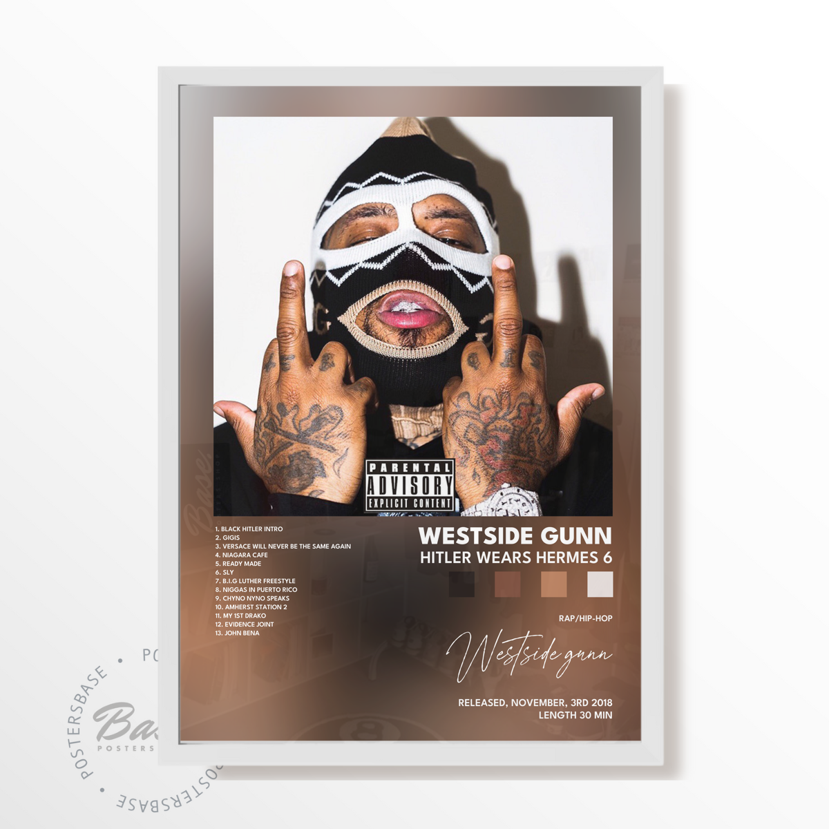 westside gunn Hitler Wears Hermes 6 poster