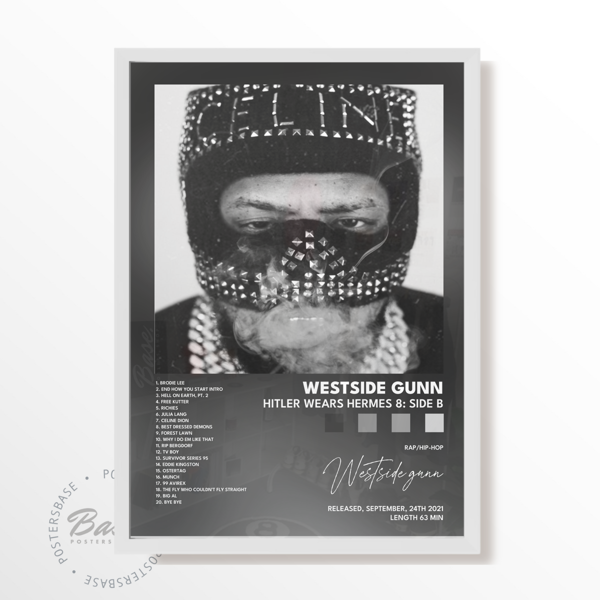 westside gunn Hitler Wears Hermes 8 Side B poster